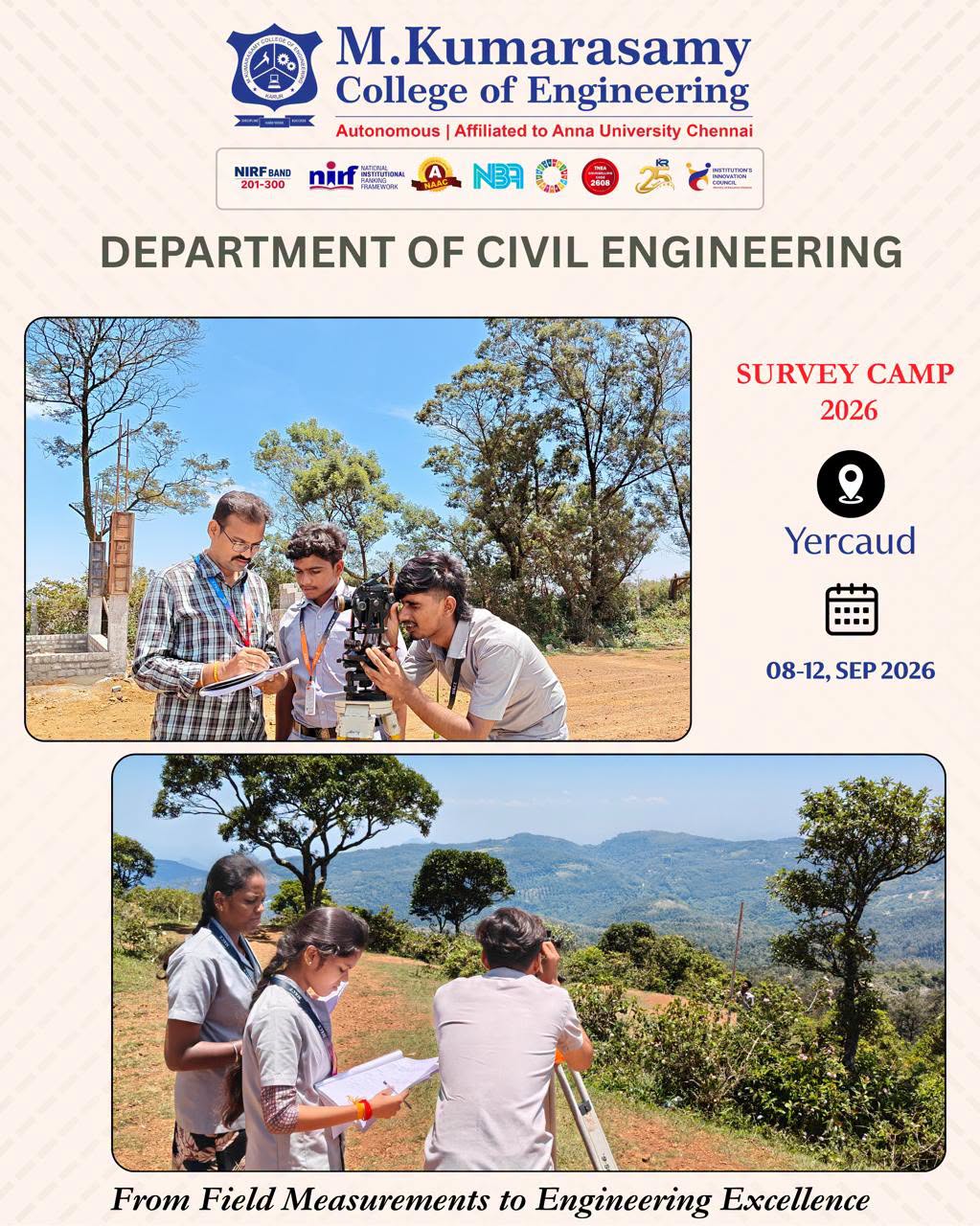 SURVEY CAMP 2026 | CIVIL ENGINEERING